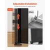 VEVOR Ištraukiami varteliai vaikams ir augintiniams, 870 mm, iki 1400 mm pločio, juodi