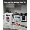 Koduva VEVOR įtampos keitiklis, 2000VA, 110V į 220V, su 2 EU lizdais, USB ir Type-C, HYDXMG--2000VA
