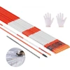 VEVOR Įvažiavimo žymekliai, 20 vnt., 122 cm, ø6,35 mm, šviesą atspindintys
