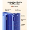 VEVOR Izoliuotas maisto dėklų vežimėlis BW-120, mėlynas, 120 l