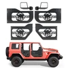 VEVOR Jeep vamzdinės durys, 4 durų, skirtos 2018–2026 Jeep Wrangler JL ir 2020–2026 Gladiator JT