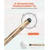 Koduva VEVOR jungtinis snukerio lazdas su prailginimo kotu, 1447,8 mm, 9,7 mm odiniu antgaliu, 538 g