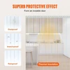VEVOR Juostinė užuolaida, 100 pėdų x 12 col. x 0,12 col., skaidri gofruota PVC juosta