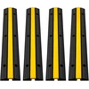VEVOR Kabelio apsaugos rampa, 4 vnt., 102 x 15,5 x 3 cm, juoda / geltona