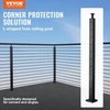 Koduva VEVOR kabelių turėklų kampinis stulpas, 36" x 1" x 2", plieno L formos, 10 iš anksto išgręžtų skylių