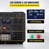 VEVOR Keitiklis su modifikuota sinusine banga 5000 W, DC 12 V į AC 120 V, GYM-5000W