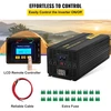 VEVOR Keitiklis su modifikuota sinusine banga 5000 W, DC 12 V į AC 120 V, GYM-5000W