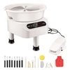 Koduva VEVOR keramikos žiedimo staklės 27,9 cm, kojinis pedalas, jutiklinis ekranas, 450 W, 3 kojelės, baltos
