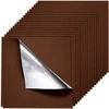 VEVOR Kiliminės plytelės 610x610 mm, 20 vnt., lipnios, tamsiai rudos