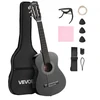 VEVOR Klasikinė gitara, 780 mm, juoda, su priedų rinkiniu