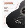 VEVOR Klasikinė gitara, 780 mm, juoda, su priedų rinkiniu