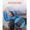 VEVOR Klasikinė gitara 780 mm, mėlyna, starter rinkinys