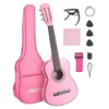 VEVOR Klasikinė gitara 780 mm, pradedančiųjų rinkinys, 30 colių, rožinė