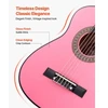VEVOR Klasikinė gitara 780 mm, pradedančiųjų rinkinys, 30 colių, rožinė