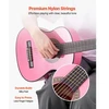VEVOR Klasikinė gitara 780 mm, pradedančiųjų rinkinys, 30 colių, rožinė