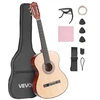 VEVOR Klasikinė gitara M5831, 960 mm, natūrali, su priedų rinkiniu