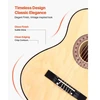 VEVOR Klasikinė gitara M5831, 960 mm, natūrali, su priedų rinkiniu