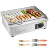 VEVOR Komercinė elektrinė keptuvė-grilis, 535 x 300 mm, 3200 W, 50–300 °C, nerūdijančio plieno korpusas