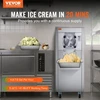 VEVOR Komercinė ledų gaminimo mašina, 18 l/val., 1600 W, vieno skonio, su ratukais