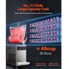 VEVOR Komercinė ledų kokteilių mašina, 12 l, vienas bakas, nerūdijantis plienas, XN120B
