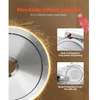 VEVOR Komercinė mėsos pjaustyklė, 240 W, 250 mm plieno peilis, SY-250A