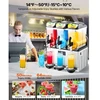 Koduva VEVOR komercinė slush mašina, 15 L x 3, juoda, RLC15*3