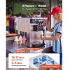 VEVOR Komercinis minkštų ledų aparatas, 20–28 l/h, 2200 W, 3 skonių, stalinis, 2 x 6 l talpos