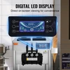 VEVOR Komercinis minkštų ledų aparatas D520S, stalinis, 3 skonių, 18–28 l/val., 1650 W, 2 x 5,5 l