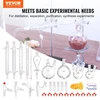 Koduva VEVOR laboratorinis distiliavimo rinkinys, 3,3 boro stiklas, 24/40 jungtys, 1000 ml, 32 dalių