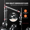 Koduva VEVOR laboratorinis distiliavimo rinkinys, 3,3 boro stiklas, 24/40 jungtys, 1000 ml, 32 dalių