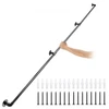 Koduva VEVOR laiptų turėklas, 274,3 cm, juodas, anglinio plieno, sieninis, 200 kg