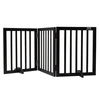 VEVOR Laisvai pastatomas šuns vartelis, 3 panelių, 24" H x 60" W, rudas
