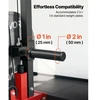 VEVOR Lat traukos treniruoklis 3-in-1 row cable machine, juodas