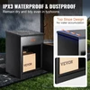 Koduva VEVOR lauko siuntų dėžė 17,3" x 13,8" x 22,8" su kodine spyna