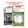 Koduva VEVOR laužavietės stovas Solo Stove Bonfire, 68,6 cm nerūdijančio plieno žiedas, skirtas Yukon 27 colių