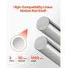 VEVOR Linijinis judesio strypas, 2 vnt., 20 mm x 1200 mm, SFC20 anglinis plienas