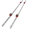 VEVOR Linijinis kreipiamasis bėgis 2 x 15-1500 mm su 4 vežimėlių blokais