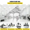 VEVOR Linijinių kreiptuvų bėgių CNC rinkinys SBR20 su 3 RM1605 rutuliniais sraigtais 350/650/1050 mm ir BK/BF12