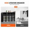 VEVOR Literatūros organizatorius, 36 skyriai, juodas