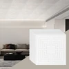VEVOR Lubų plytelės, 12 vnt., 24 x 24 in, balta Echo rašto PVC plokštė