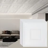 VEVOR Lubų plytelės, 12 vnt., 24 x 24 col., baltos geometrinės