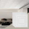 VEVOR Lubų plytelės 12 vnt., 61 cm x 61 cm, PVC, baltos, su taškelių raštu