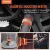 VEVOR Magnetinio indukcinio šildytuvo rinkinys, 1100 W, 230 V, nešiojamas rankinis, su 10 ritinių