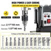 Koduva VEVOR magnetinis gręžtuvas VV-MD-UK12, 1100 W, 40 mm, 12 antgalių, 580 aps./min.
