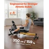 VEVOR Magnetinis irklavimo treniruoklis, 16 lygių, sulankstomas, Bluetooth programėlės suderinamumas, LCD ekranas, 158 kg