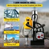 Koduva VEVOR MD40 magnetinis gręžimo stovas, 1100 W, 40 mm, 11 dalių HSS frezų rinkinys