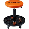 VEVOR Mechaniko kėdė, 113 kg, reguliuojamo aukščio 56–71 cm, su įrankių dėklu, juoda/oranžinė