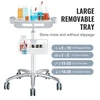 VEVOR Medicininis ir salonų vežimėlis su ratukais, 680–1090 mm reguliuojamas aukštis