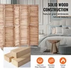 VEVOR Medinė kambario pertvara, 6 panelių sulankstoma privatumo širma, 1700 mm aukščio