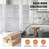 VEVOR Medinė kambario pertvara, 8 panelių sulankstoma privatumo širma, 1700 mm aukščio, balta